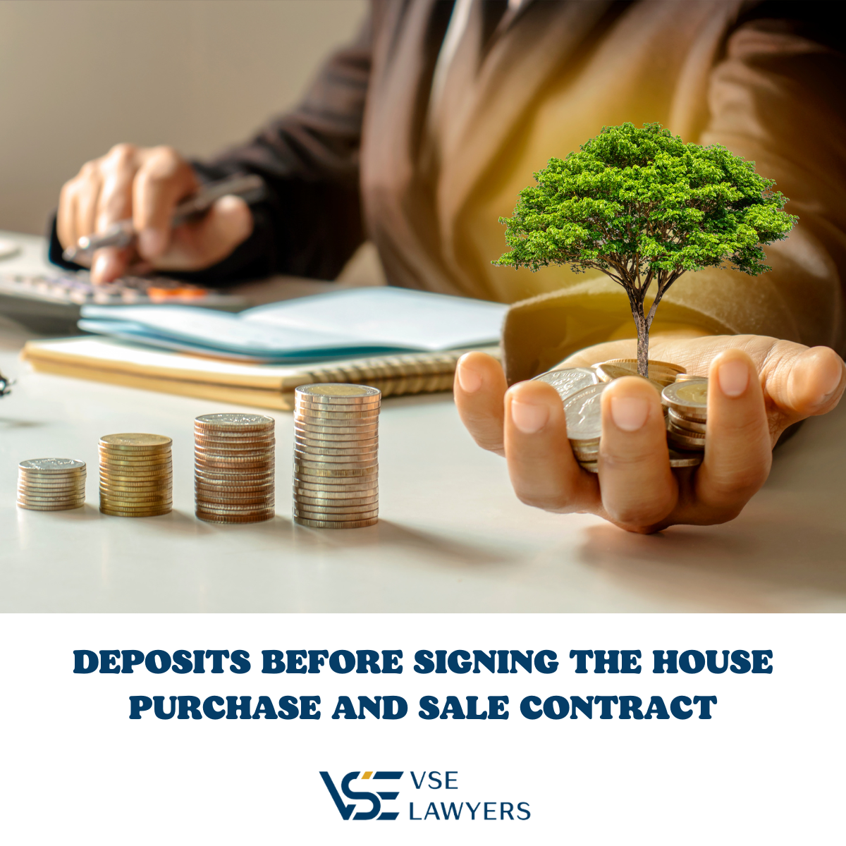 Are investors allowed to receive deposits from customers before signing the house purchase and sale contract?