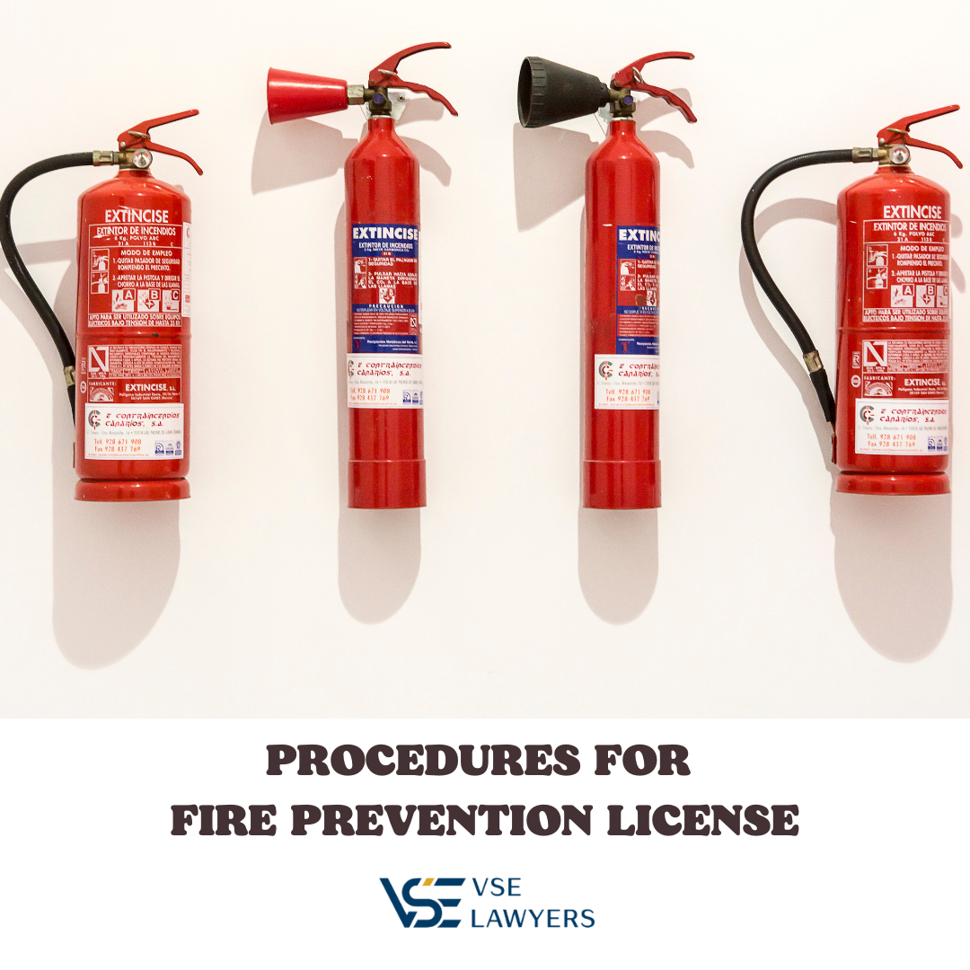 PROCEDURES FOR FIRE PREVENTION LICENSE